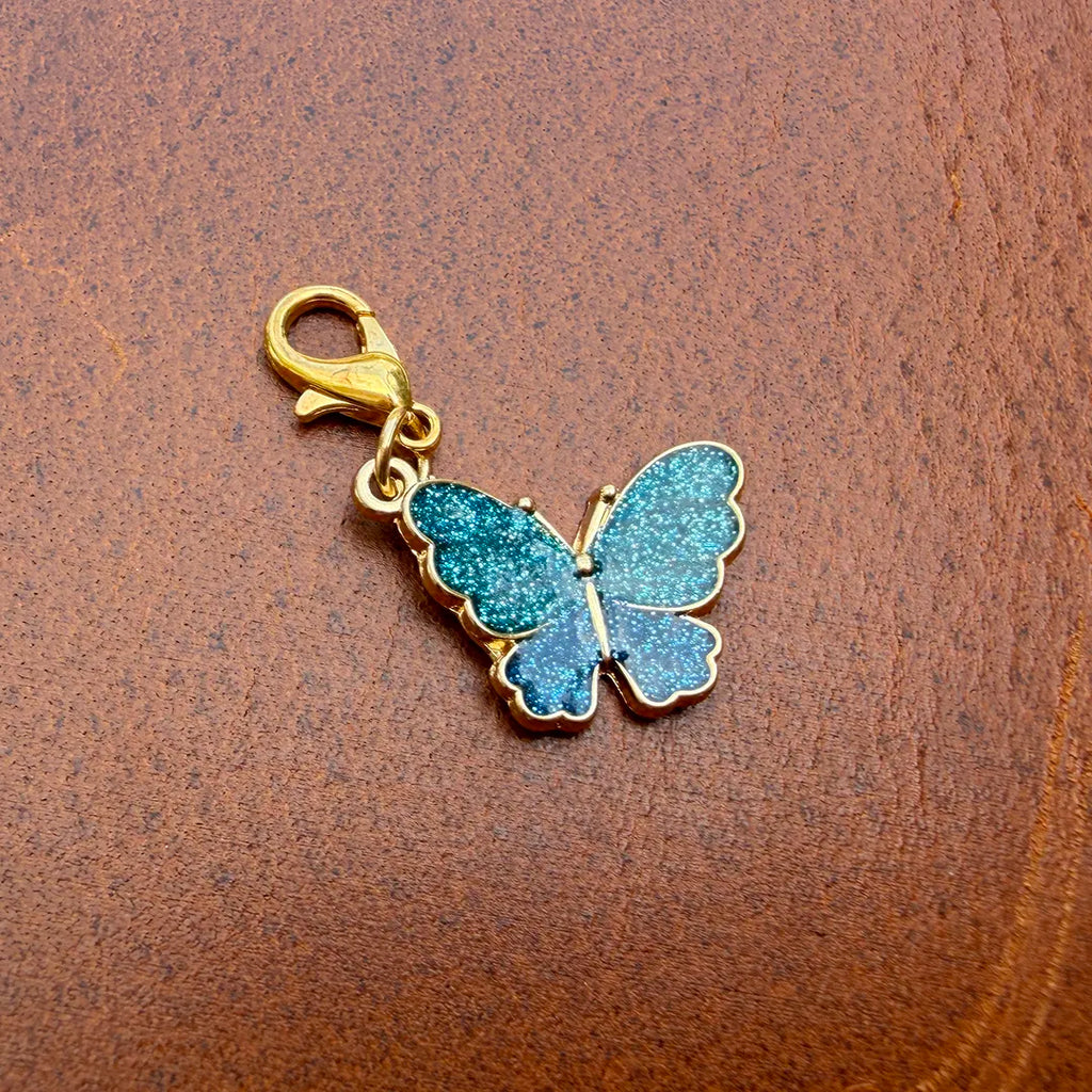 Enamel Collar Charm (Butterfly)