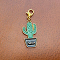 Enamel Collar Charm (Cactus)