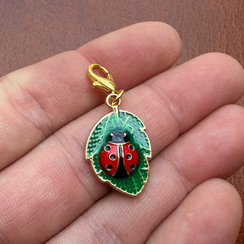 Enamel Collar Charm (Ladybug)